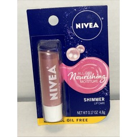 Nivea A Kiss of Shimmer Radiant Lip Care Balm Stick Pink Tint Sealed