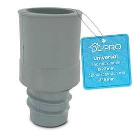 DL-pro Universal Drain Hose End Piece Inner Diameter 22 mm for Washing Machine Dishwasher Drain Hose with 19 mm Diameter