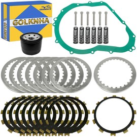 GOLKNHA Clutch Kit & Friction Plate Spring Gasket Compatible with Suzuki GSX-R600 GSX-R750 2011-2021