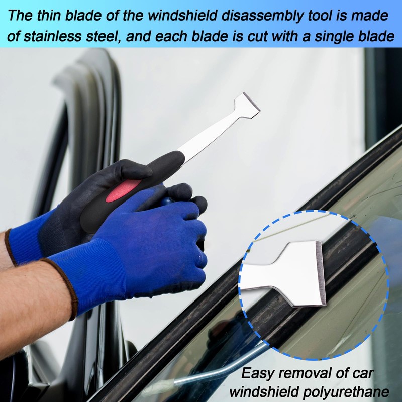 agnirame Windshield Removal Tools,Universal Car Windscreen Quick Release Cold Knife