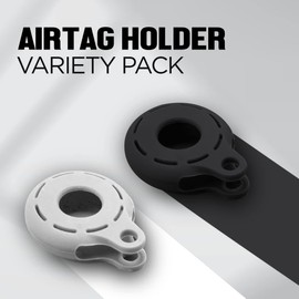 Air Tags-2 Pack Washable, Shockproof, Dustproof, Scratch Resistant Holders | Easy to Clean Protective Case with Accessories for Wallet, Luggage, Cat, Dog Colar, Pets and Key Finder | 2 Colors