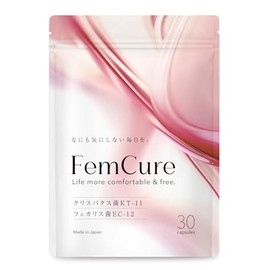 フェムキュア 【3兆個のＷ乳酸菌×高機能エクオール60倍】 デリケートゾーン サプリ 国内製造 菌活 フェムケア デリケートゾーン 女性特有のお悩みに 30日分