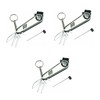Kisangel 3pcs 6-in-1 Golf Multi Tool Divot Repair Ball Marker