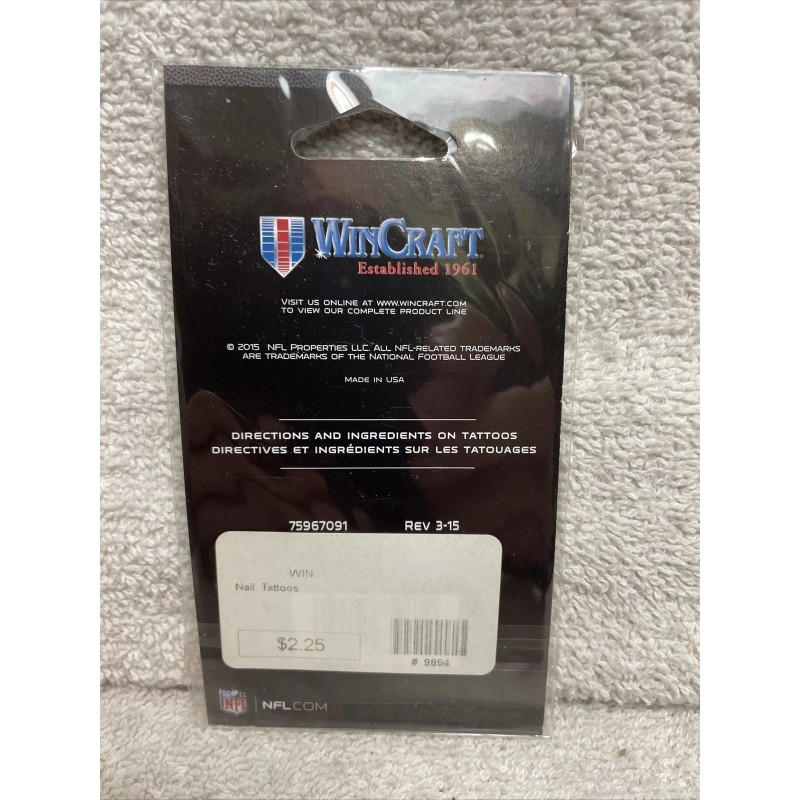 San Francisco 49rs Fingernail Tattoos Four Pack #M