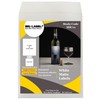 Mr-Label 3.58″x3.62″ White Matte Wine Bottle Label– Self-Adhesive Waterproof Blank