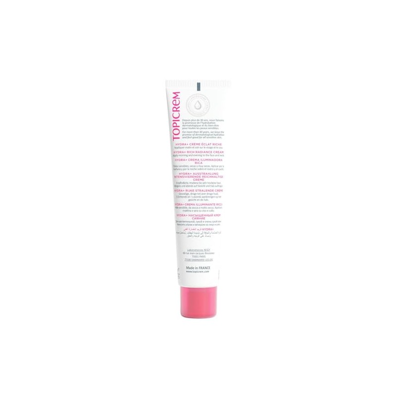 Topicrem Hydra+ Crema Hidratante Rica Radiance