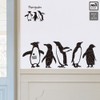Wall Sticker Penguin Pattern Made in Japan Nordic MU3