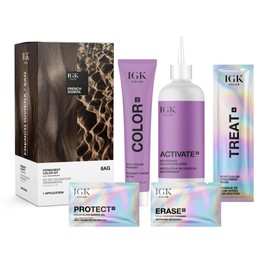 IGK Permanent Color Kit French Riviera - Light Beige Brown