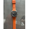 OMEGA 20mm ORANGE Vulcanized Caoutchouc rubber Racing Omega GMT