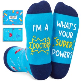 Zmart Funny Doctor Gifts For Men Women - Cool Gifts for Doctors Male Female Unique Gifts Dr Gifts Doctor Day Gifts, Doctor Socks Funny Dr Socks