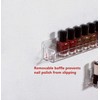 LikeU Nail Polish Rack Wall Mounted Shelf 2 Pack,Clear Acrylic