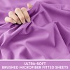 Moonlight Bedding Double Fitted Sheet - 25cm Deep Pockets Ultra