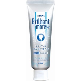 Lion Dent Health Brilliant More Double Toothpaste – Natural Peppermint (3.2 oz, Blue)