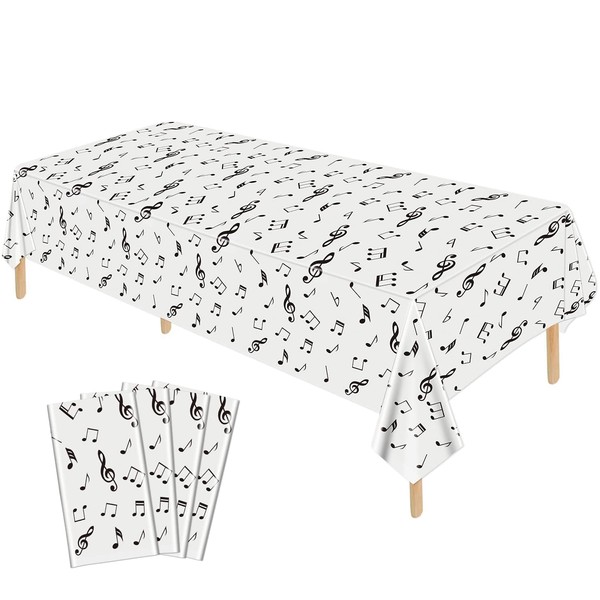 Hegbolke Pack of 4 Musical Note Tablecloths 220 x 130