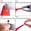 6 Pairs High Heel Tips Shoes Replacement Kit Black Non-Slip