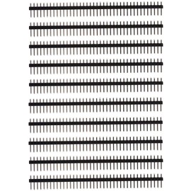 HALJIA 10 PCS 40pi Header Connector 2.54 mm Single Row Male Pin Header Strip