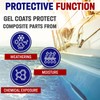 Fiberglass Supply Depot Black Gelcoat With Wax Gallon with 60cc
