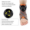 Ankle Brace Breathable Adjustable Compression Ankle Support Wrap for Injury