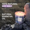 Hidden Label Hyacinth & Lilac Scented,3 Wick Large Candles for
