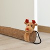 JNUYISW Draught Excluder, 91cm Elk Weighted Draft Excluder for Doors