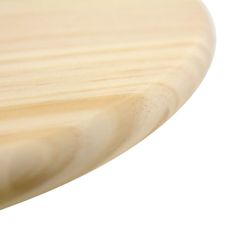 NATUREDESIGN Round Pine Laminated Wood 11.8 x 0.7 inches (300