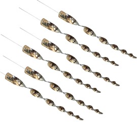 PESTEZE USA Bird Scare Reflective Rods Bird Deterrent Outdoor Scare Device for Birds Pigeons Crows Woodpeckers Sparrows Reflective Spinners Bird Repellent for Patio Garden Roof Balcony [6 Pack Silver]