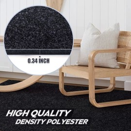 Gotohipi Runner Rug 6x7 Indoor Outdoor Utility Carpet,Area Rugs with Non Slip Rubber Backing for Hallway Kitchen Entryway Balcony Garage Stair Laundry Room