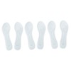 KOMBIUDA 3pairs Gel Insoles for Ladies Transparent Arch Support Foot