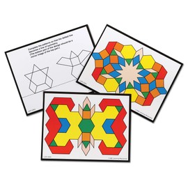 Learning Resources Pattern Block Design Cards