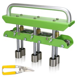 Three-Station Edge Roller Bender 0-90°Bending Angle Adjustable for 29 to 22-Gauge Steel,Making 5/8" to 4" (16 to 102 mm) Bends Large Sheet Metal Bender