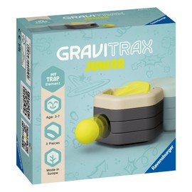 Ravensburger GraviTrax Junior Element Trap - Expandable Marble Run for Children, Marble Run Mainly Made from Renewable Raw Materials with Learning and Construction Toy from 3 Years