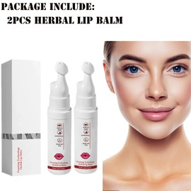 Mikabila (06) 2PCS Lippenbalsam, Blasen-Lippenbalsam, Feuchtigkeitsspendender Lippenbalsam, Lippenfältchen reduzieren, rissigen Lippen vorbeugen, Exfoliert und befeuchtet die Lippen, 7.5ml*2PCS