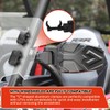 SHEJISI UTV Side Mirrors,UTV Mirror Automatic Folding and Resetting in