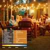 Outdoor String Lights, 55FT Shatterproof LED Patio Lights With 30