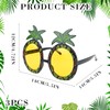 FUIPVGI 3 Pieces Pineapple Glasses Pineapple Sunglasses Novelty Party Sunglasses