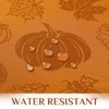 Softalker Fall Jacquard Tablecloth - Thanksgiving Maple Pumpkin Rectangle Table