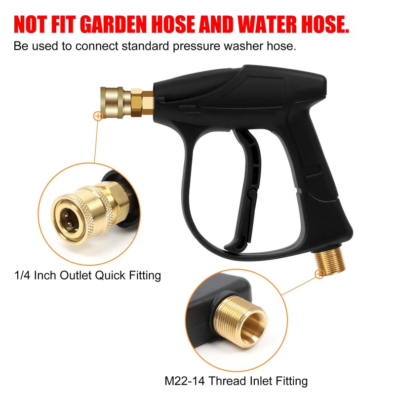 BEETRO High Pressure Washer Gun 4350PSI, Car Washer Gun with