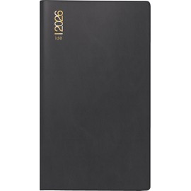 rido/idé Pocket Calendar Mod. TM 11 2026 | A6, Plastic, Black