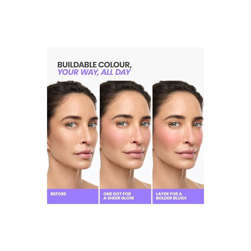 Wonderskin Liquid Blush Stain - All-Day Blush, Transfer-Proof Blush Tint
