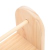 Wooden Yarn Holder Single Rotating Yarn Storage Horizontal Crochet Yarn