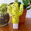 Lilys Lights Handmade LED Ceramic Night Light (Green Cactus)