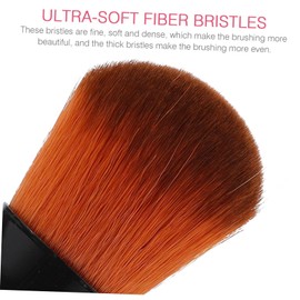 Healeved Dense Bristles Blush Brush Telescopic Makeup Brush Foundation Powder Tool for Party