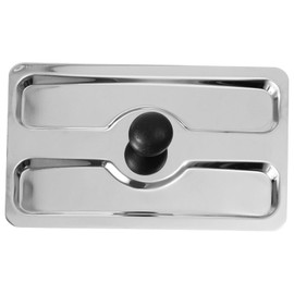 SHOWERORO 1pc Toaster Cover Small Appliance Cover Toaster Appliance Top Toaster Top Cover Lid for a Toaster Toasters Bread Maker Upper Cover Stainless Steel Slot Cover Household