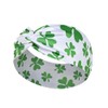 BBTDIN St Patrick's Turban for Women Shamrock Headband Green Girls