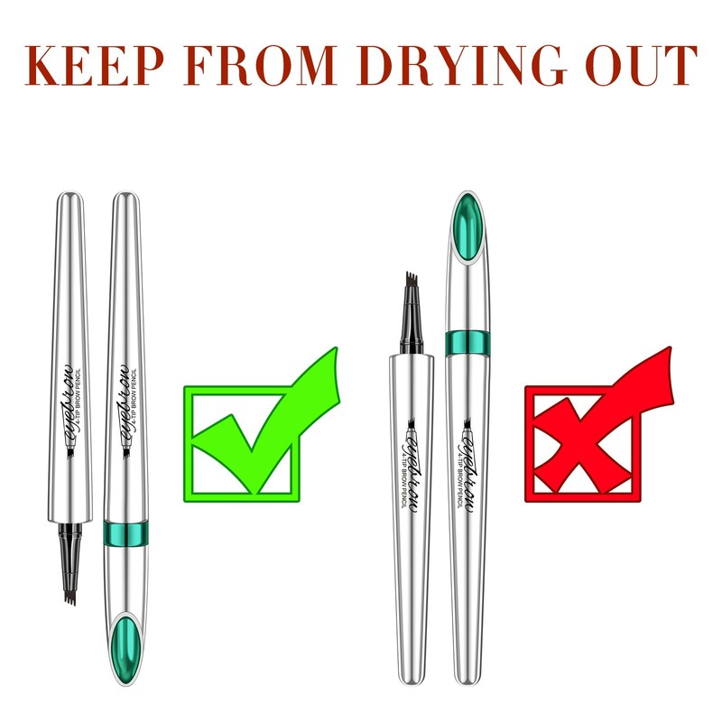 Eyebrow Pencil Microblade Eyebrow Pen - Waterproof Eyebrow Pen 4