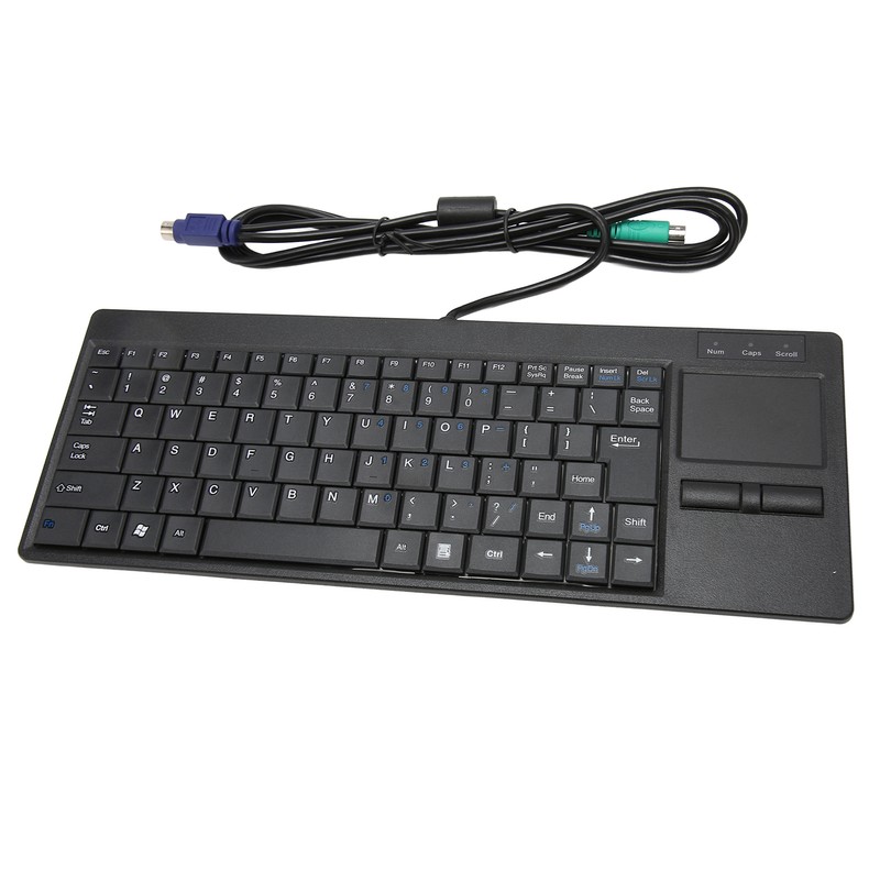 Industrial Keyboard Touchpad Wired Connection X Scissor Foot Plug and