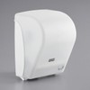 Auto-Cut Paper Towel Dispenser, Hands Free, Wall Mount, White, 11.4W