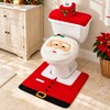 Santa Claus Toilet Seat Cover for Christmas Decor – Soft
