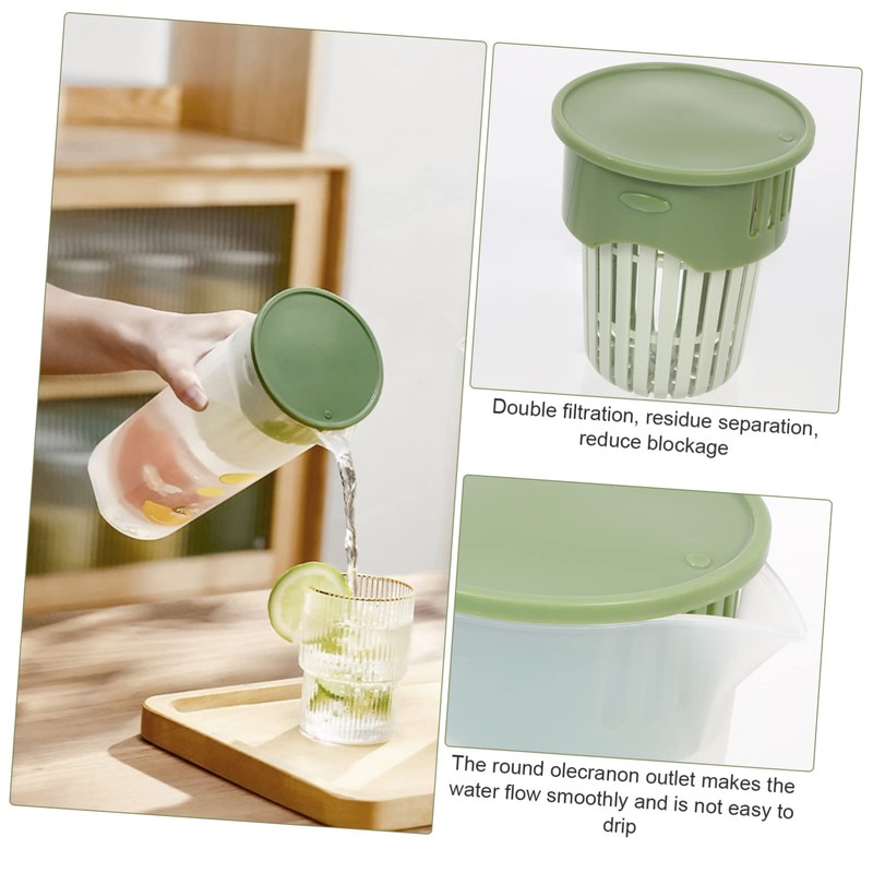 Ciieeo Large Capacity Cold Water Pitcher Elegant Beverage Jug for