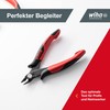 Wiha Z41613803SB" Electronic Side Cutter, Red/Black, 138 mm